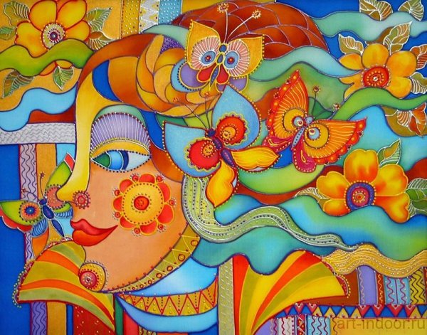 Мордовский батик