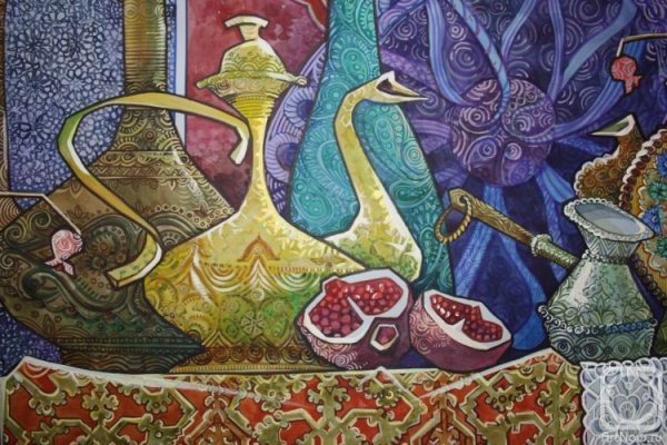 Батик натюрморт Восточный