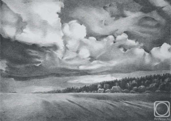 Облака простым карандашом