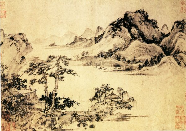 Ван Мэн. Пейзажная живопись