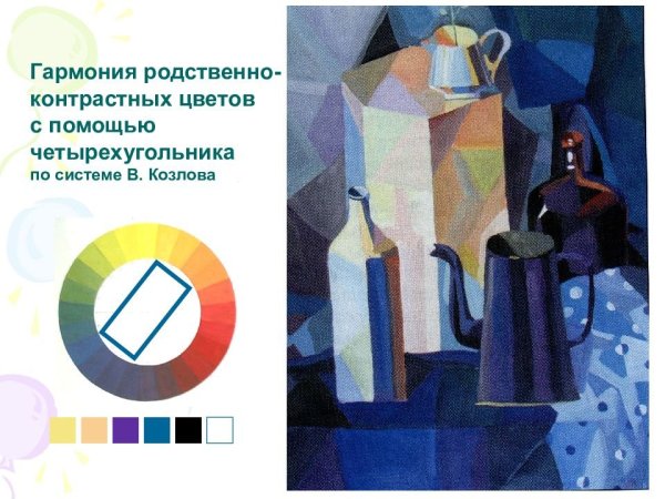 Полярная Гармония цветов цветоведение