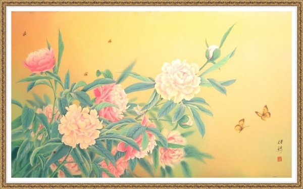 Мальвы японская живопись