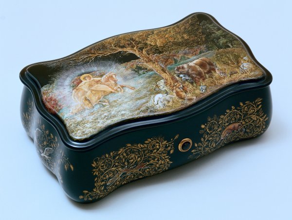 Шкатулка Федоскино