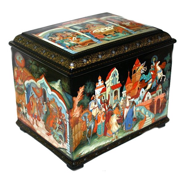 Сундук Палехская роспись