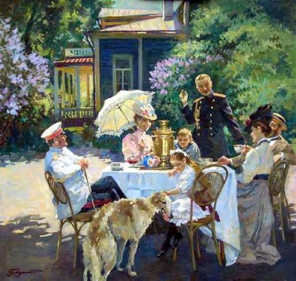 Анна Боганис чаепитие