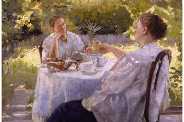 Богданов-Бельский чаепитие