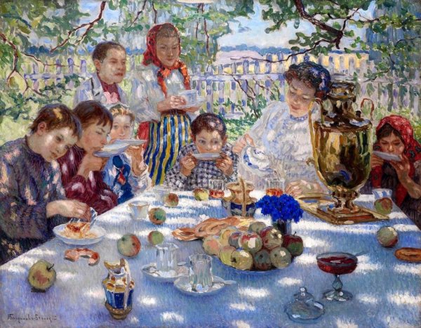 «За чашкой чая» Мэри Кассат