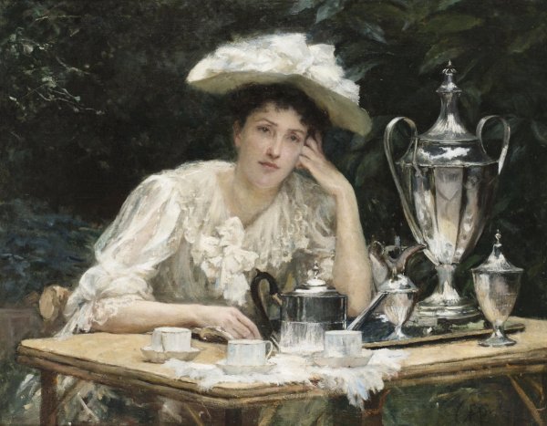 Мэри Кассат чаепитие