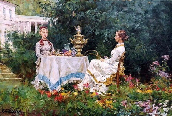 Картины Юлии бакаевой чаепитие