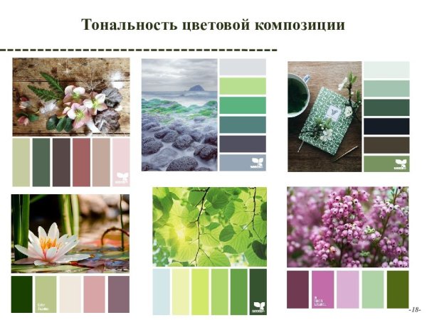 Сочетание цветов в композиции