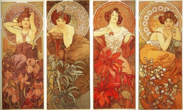 Альфонс Муха изумруд