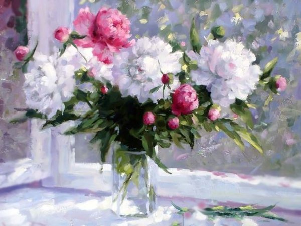 Живопись - Юрий Николаев, пионы