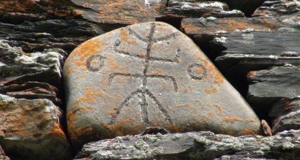 Колдун палеолит пещера Труа Фрер Франция