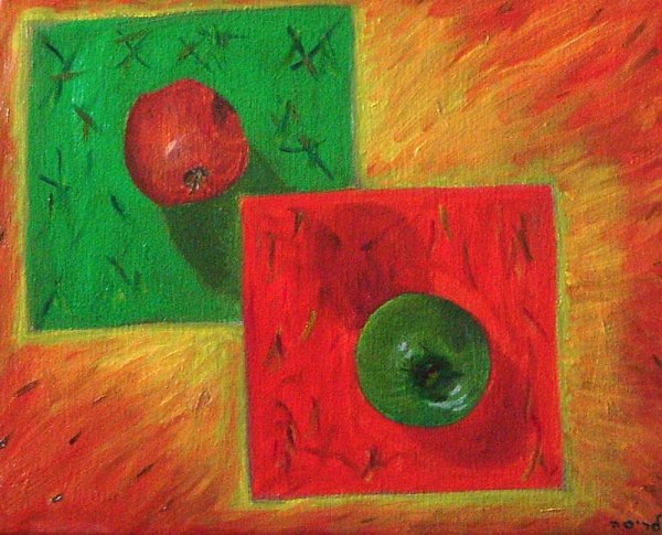 Одновременный световой и цветовой контраст