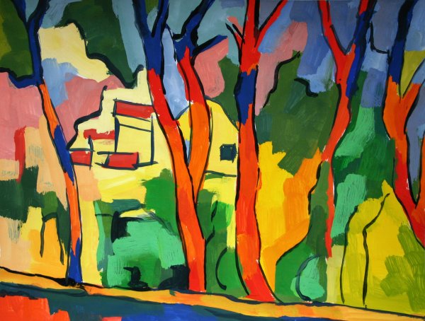 Контраст в живописи