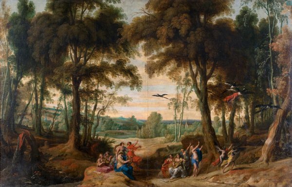 Картина из фламандской доски