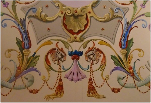 Альфрейная роспись рококо