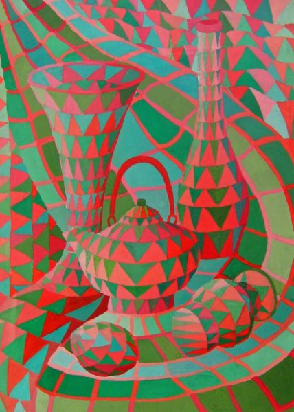 Декоративный натюрморт разбеленный колорит