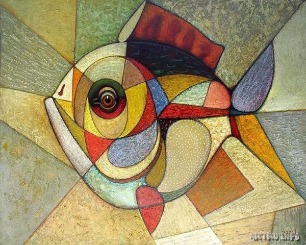 Кубизм рыба