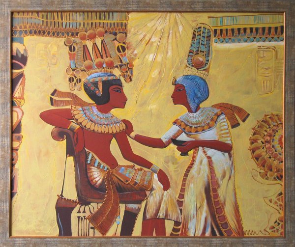 Древний Египет фрески живопись