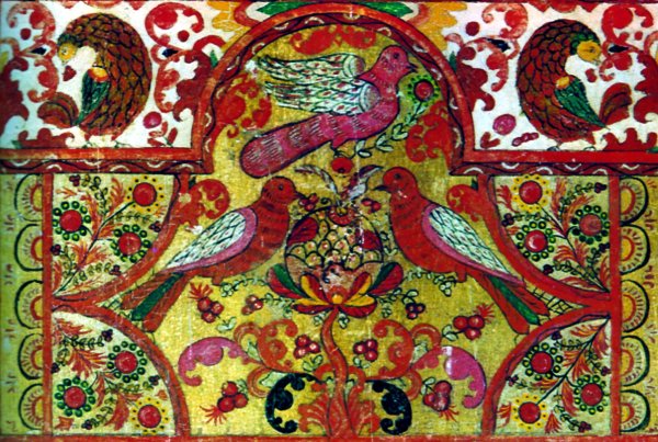 Пермогорская роспись Грифон