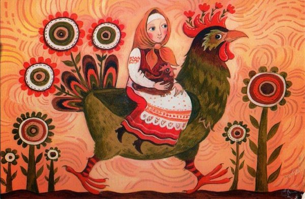 Русский стиль иллюстрации