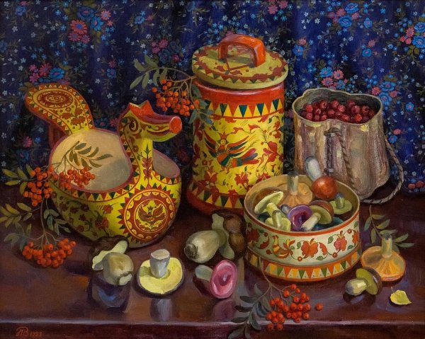 Натюрморт в русском народном стиле