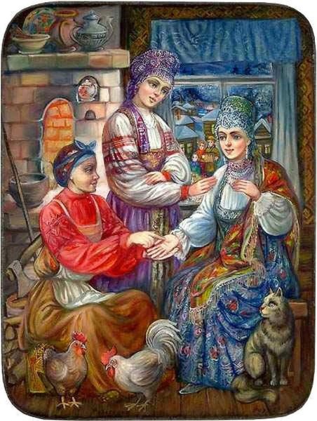 Федоскинская лаковая миниатюра