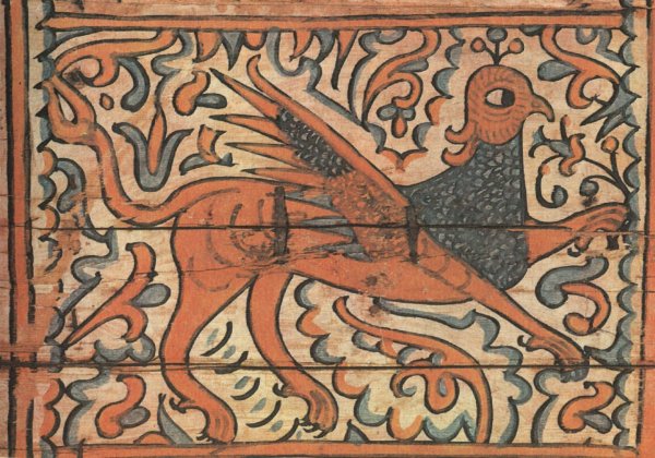 Великоустюжская роспись Грифон