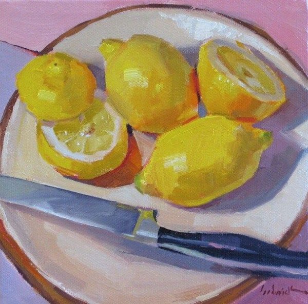 Лимон гуашью