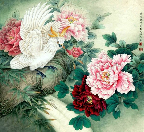 Гунби пионы Павлины