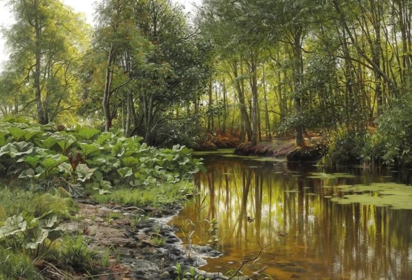 Художник педер Монстед Дания 1859-1941