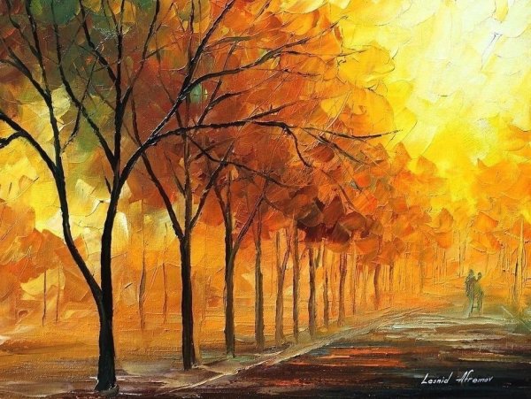 Кульчицкая парк осенью картина