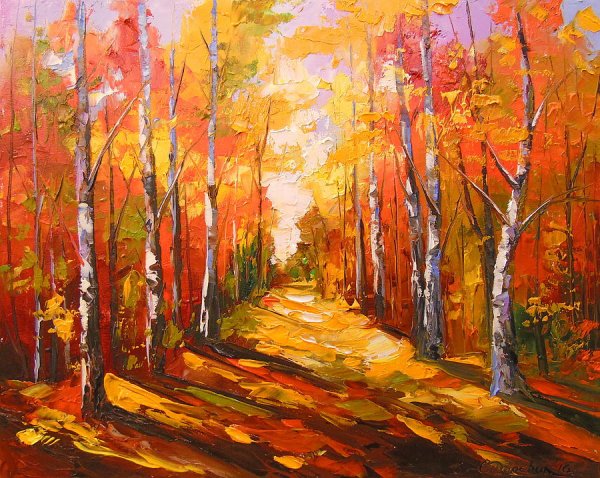 Натюрморт в разных цветовых гаммах