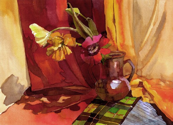 Декоративная композиция пейзаж