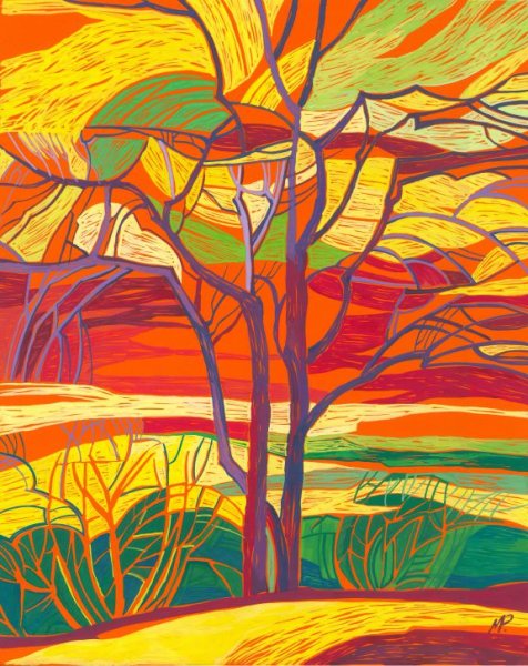 Живопись в синих тонах