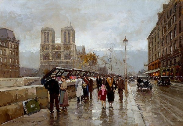 Французский художник Edouard Cortes