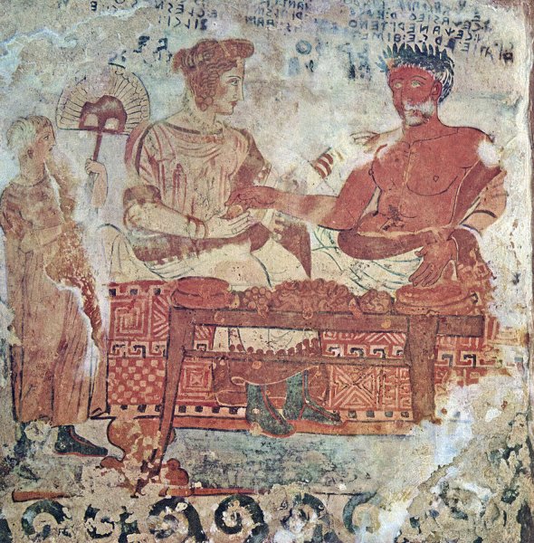 Этрусские фрески Тарквинии