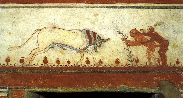 Фрески и гробницы в Тарквинии