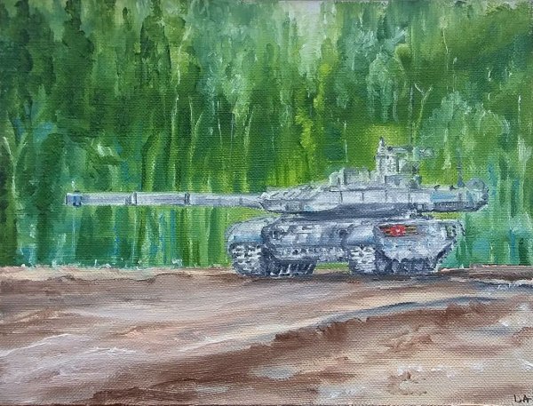 Танки в живописи