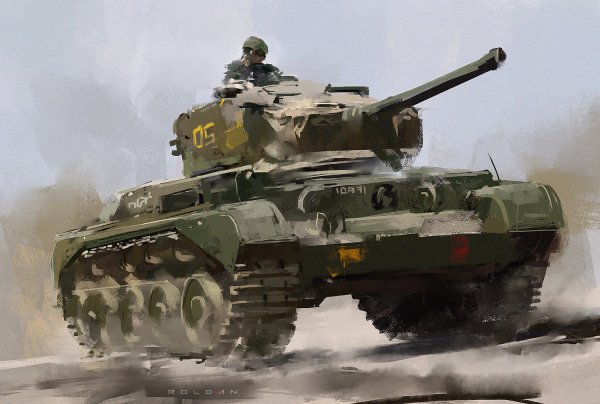 Танки в живописи