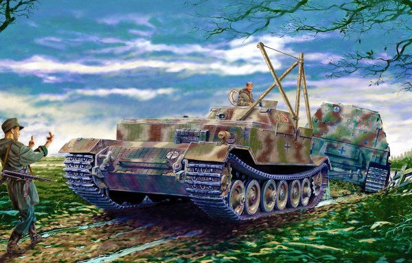 Танк тигр Bergepanzer