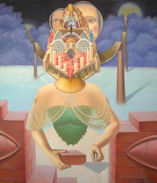 Красный ангел картина