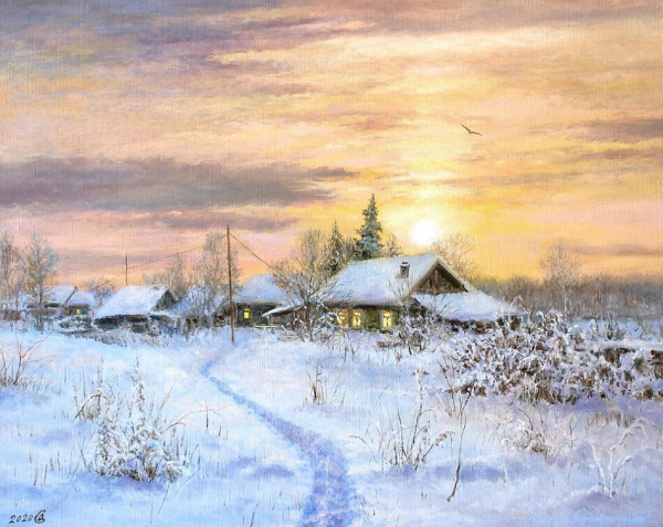 Художник Сергей Дорофеев деревня