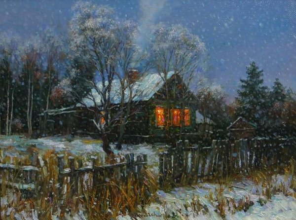 Художник Волков Сергей вечер