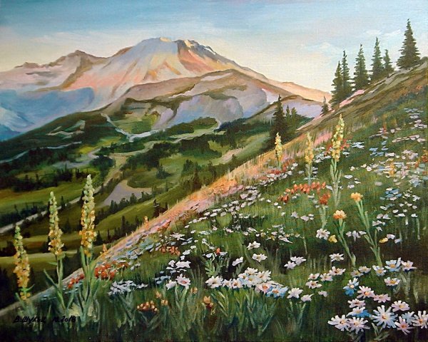 Художник Валерий Михайлиди картина горы