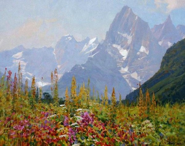 Художник Александр Бабич горы
