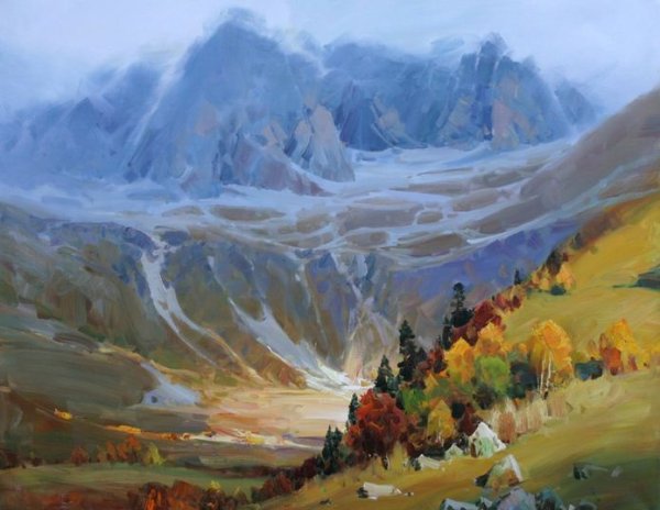 Живопись горы Александр Бабич