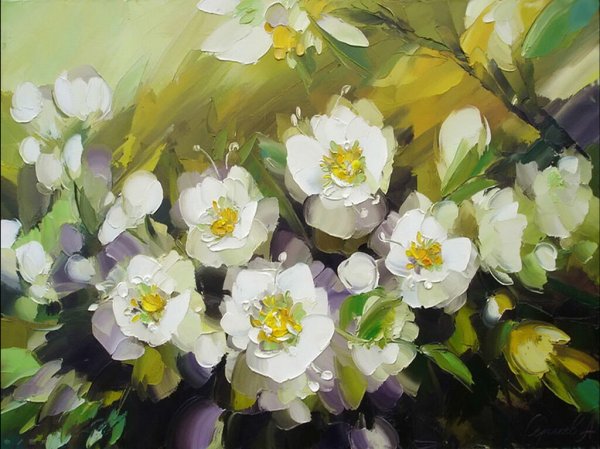 Сергеев Александр художник цветы