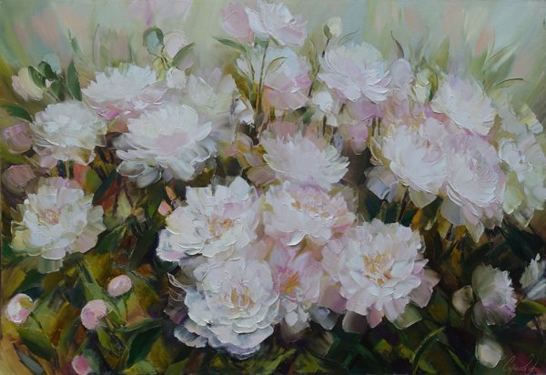 Живопись мастихином картины Сергеев художник картины